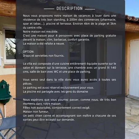 Villa Domaine Des Pins, Magasins Proches, Piscine Fréjus Esterno foto